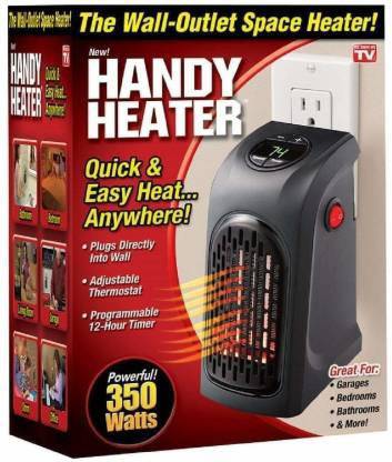 350-Watt Wall Outlet Handy Heater