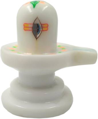 shinde exports marble shivling Decorative Showpiece  -  10 cm
