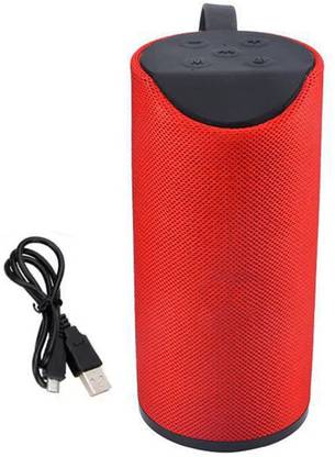 Worricow High Quality Premium Audio Quality Portable Wireless Speaker with Mic, In-built Carry Handle Support Bluetooth, FM Radio, USB, Micro SD Card Reader, Aux MP3 Player 10 W Bluetooth Speaker