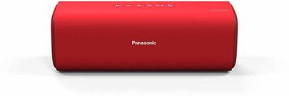 Panasonic Speaker with 2 Powerful 50mm Driver Unit 8 Hours Playback Red 10 W Bluetooth Speaker