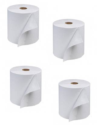 swastik agencies 57mmx20mtr thermal roll (pack of 4) Toilet Paper Roll