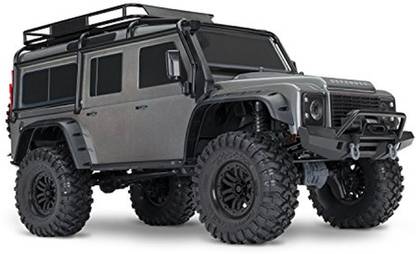 TRAXXAS 1 10 Scale Trx-4 Scale And Trail Crawler With 2.4Ghz Tqi Radio, Silver