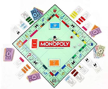vbenterprise Monopoly - India Edition Board Game Board Game Board Game Accessories