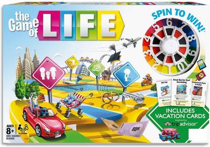 AZIN THE GAME OF LIFE - LIFE GAME Board Game Money & Assets Board Game