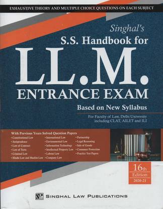 S.S. Handbook for LLM Entrance Exam (Based on New Syllabus