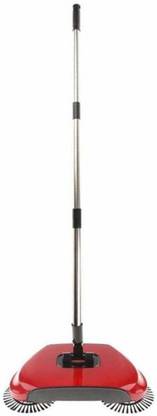 Allenshop Rotating Cordless Vacuum Easy Hand Push Floor Dust Cleaning Sweeper Mop Plastic Dry Broom Plastic Dry Broom