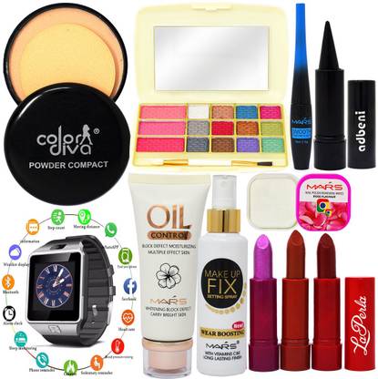 MARS Stylish Makeup Combo with Smart Watch, Set of 11, GC1103