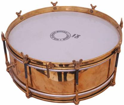 new jaibharat musicals brass side drum 12 inch Acoustic 1 Drum Kit Set