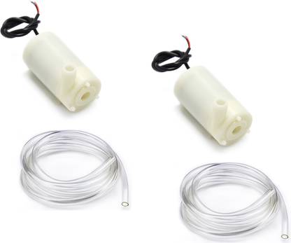 Creative Technologies 2 pcs Micro DC 3-6V Micro Submersible Mini Water Pump for Fountain Garden (DIY Project) Electronic Components Electronic Hobby Kit