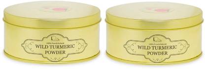 looms & weaves - Ayurvedic Natural Wild Turmeric Powder 200 Gram (Curcuma Aromatica/Jangli Haldi/Kasthuri Manjal) (Newly Packed in ECO Friendly Container)