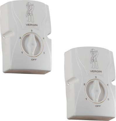 vergin 1142-1 Big Boss Type 5 Step Fan Regulators (pack of 2) Conventional Box Regulator