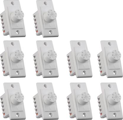 vergin 1103-4 Switch Type 7 Step Regulator (Pack of 10) Step-Type Button Regulator