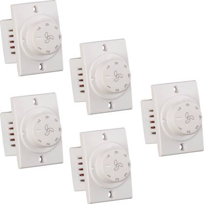 vergin 1104-2 Socket Type 7 Step Regulator (Pack of 5) Step-Type Button Regulator