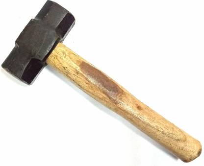 Lovely Iron Sledge Mallet/Hammer with Wooden Handle (2 kg) Dry-wall Hammer
