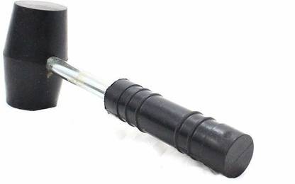 CRAFTSEXPORT Rubber Hammer With Steel Handle, Size 1.5" Mallet