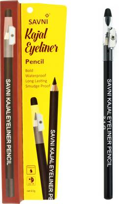 Savni Kajal pencil eyeliner high quality waterproof and smudgeproof black