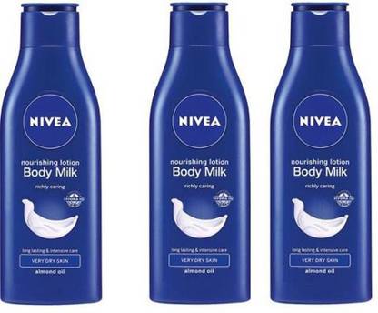 NIVEA Nourishing Body Milk Pack of 3