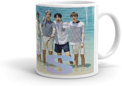 Gift4You BTS Bangtan Sonyeondan Bangtan Boys Kpop Music Band,Glossy Finish with Vibrant Print, Coffee And Tea Cup, Gift for Friend, Gift for Brother, Husband(SF51 Ceramic Coffee Mug