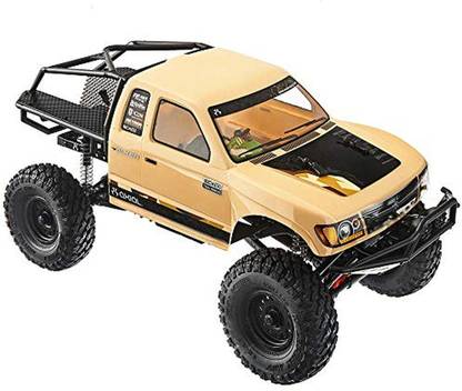 Axial Scx10 Ii Trail Honcho 4Wd Rc Rock Crawler Off-Road 4X4 Electric Rtr With 2.4Ghz Radio, Waterproof Esc & Led Lights, 1 10 Scale Rtr (Tan)
