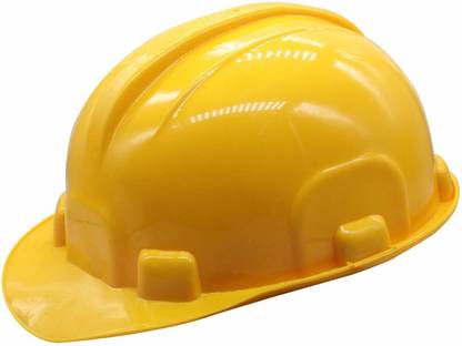 SAFEDOT SDH-401-01 Safety Helmet with Ratchet Adjustment & 6 Point Cradle Construction Worker HDPE Hat Personal Protective Equipment Construction Helmet