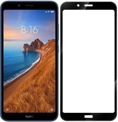 NKCASE Edge To Edge Tempered Glass for Redmi 7A