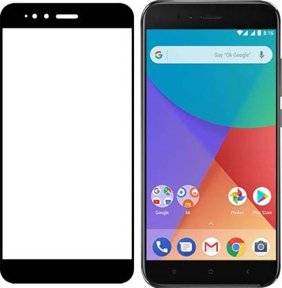 NKCASE Edge To Edge Tempered Glass for Mi A1