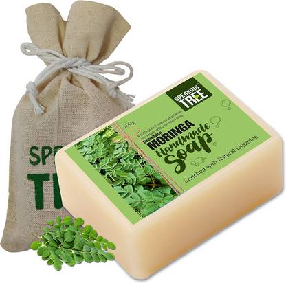 Speaking tree Detoxifying Moringa Handmade Soap (Enriched with Natural Glycerine) -100gms
