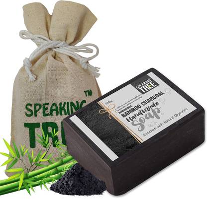 Speaking tree Deodorizing Bamboo Charcoal Handmade Soap - 100 gms