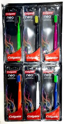 Colgate Neo Ultra Soft Bristles Toothbrush Pack Of 6 Ultra Soft Toothbrush