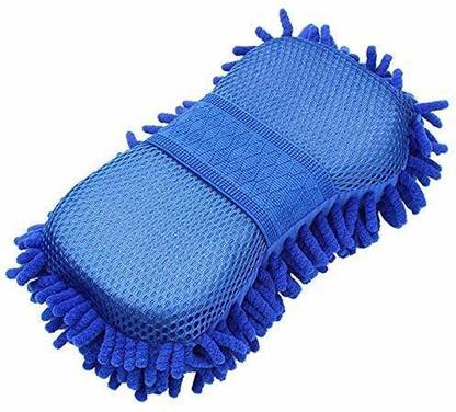 TONY STARK Multipurpose Microfibre Wet Wash and Dry Cleaning Sponge for Car, Home and Office Regular Sponge