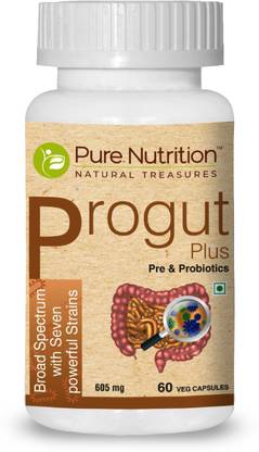 Pure Nutrition Progut Plus (Broad Spectrum with Six Powerful Strains)