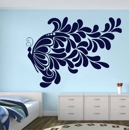 StickMe Cool Blue Butterfly - Wall sticker-SM622-A