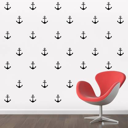 StickMe 60 cm Anchor - Pattern - Creative - Decorative Self Adhesive Sticker