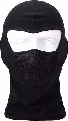 Uncle Paddy Black Bike Face Mask for Boys