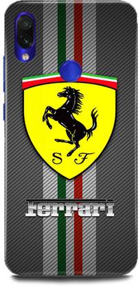 MP ARIES MOBILE COVER Back Cover for Redmi Note 7S/MZB7744IN/MZB7742IN FERRARI LOGO PRINTED
