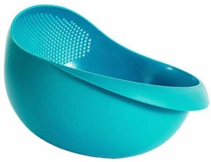 prinjal hub RISE BOWL Plastic Disposable Vegetable Bowl (Multicolor, Pack of 1) Strainer