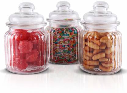 CURVE ENTERPRISE Glass Grocery Container  - 400 ml