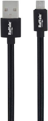 Raffale Micro USB Cable 1 m 3. Braided Data Cable RAF- 009 V 8 (Black)