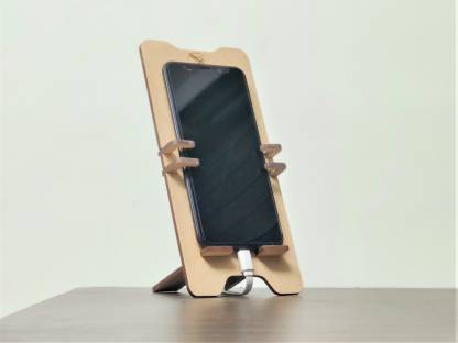 Compartments Mdf Wood Cell Phone Stand, Wooden Cell Phone Stands