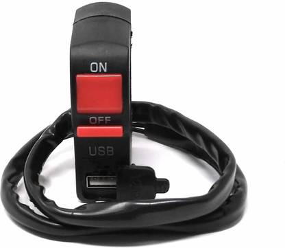 WHEETOYKART Motorcycle Handlebar Switch 3 A Two Way Electrical Switch