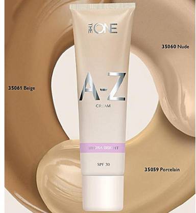 Oriflame Sweden The ONE A-Z Cream Hydra Bright SPF 30-Porclain(50 ml) Foundation
