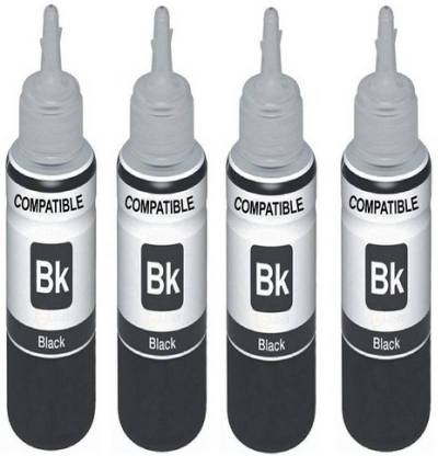 globe Refill for HP 803 Black Ink Cartridge Black Ink 4 Bottle Black Ink Bottle