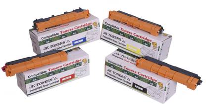 JK Toners TN 261 Toner Cartridge Compatible with Brother HL-3140CW, HL-3150CDN, HL-3150CDW HL-3170CDW, MFC-9130CW, MFC-9140CDN, MFC-9330CDW MFC-9340CDW Black + Tri Color Combo Pack Ink Cartridge