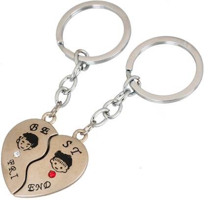 SHUBHEKSHA Best Friend Magnetic Key Chain
