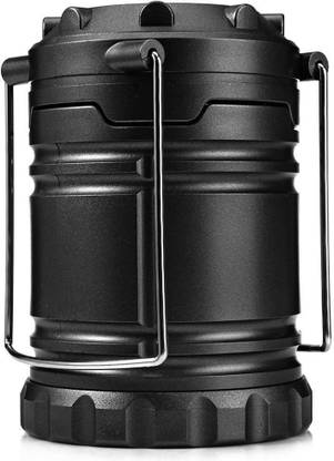 SOLAR UNIVERSE INDIA Solar LED Emergency Light, USB Mobile Charger & 3 Power Source Hiking Lantern (Black & Gold) 3 hrs Lantern Emergency Light
