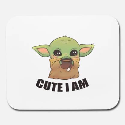 SKY DOT baby yoda mouse pad Non Slip Base Mousepad