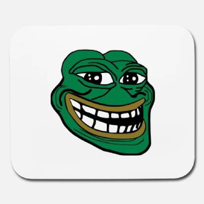 SKY DOT pepe the troll frog mouse pad Non Slip Base Mousepad