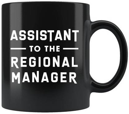 Sky Dot Assistant to The Regional Manager, Funny Office Ceramic Coffee Mug