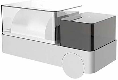 CPEX 2 in 1 Paper Dispenser Toilet Paper Holder Wall Mounted Tissue Paper Dispenser 2 Section 2 in 1 Paper Dispenser Toilet Paper Holder Wall Mounted Tissue Paper Dispenser 2 Section Paper Dispenser