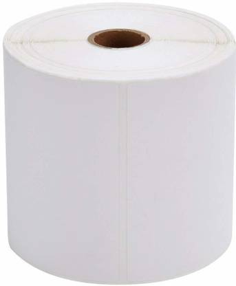 KARN Self Adhesive Direct Thermal Labels Stickers, 4X 6-inch (100x150 mm = 500 Lables Each Roll) 1-inch Core, Used for Printing Flex and E-Commerce Shipping Lables SELF-ADHESIVE Paper Label